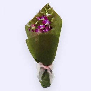 5 Stems Purple Singapo Orchid