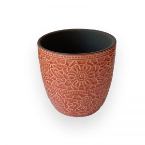 Ceramic flower Pot (Orange