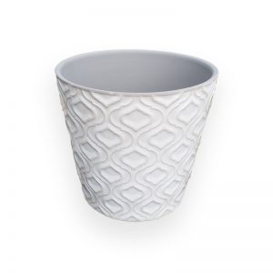 Ceramic flower Pot (White