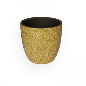 Ceramic flower Pot (Yellow