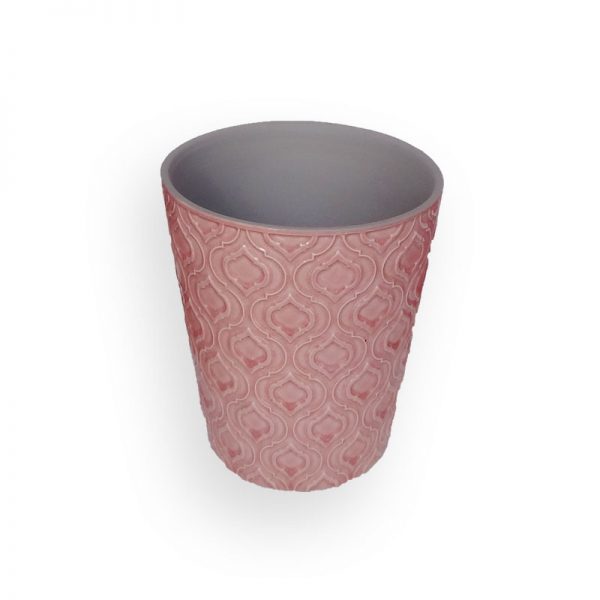 陶瓷花盘(粉红色